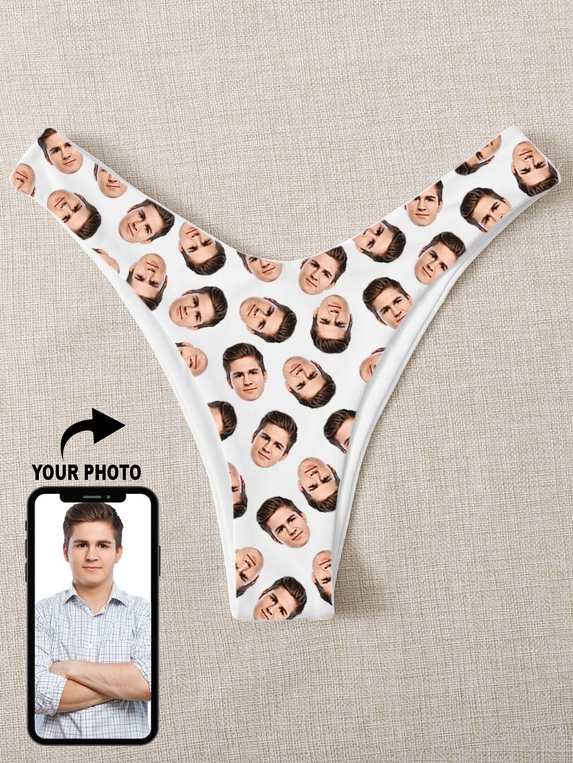 Photo Custom Personalized Thong With Your photo Custom Printed Sexy Fun Funny Customized Panties Lingerie | MakerPlace by Michaels Photo Custom Personalized Thong With Your photo Custom Printed Sexy Fun Funny Customized Panties Lingerie | MakerPlace by Michaels